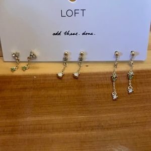 Gold Loft earring set